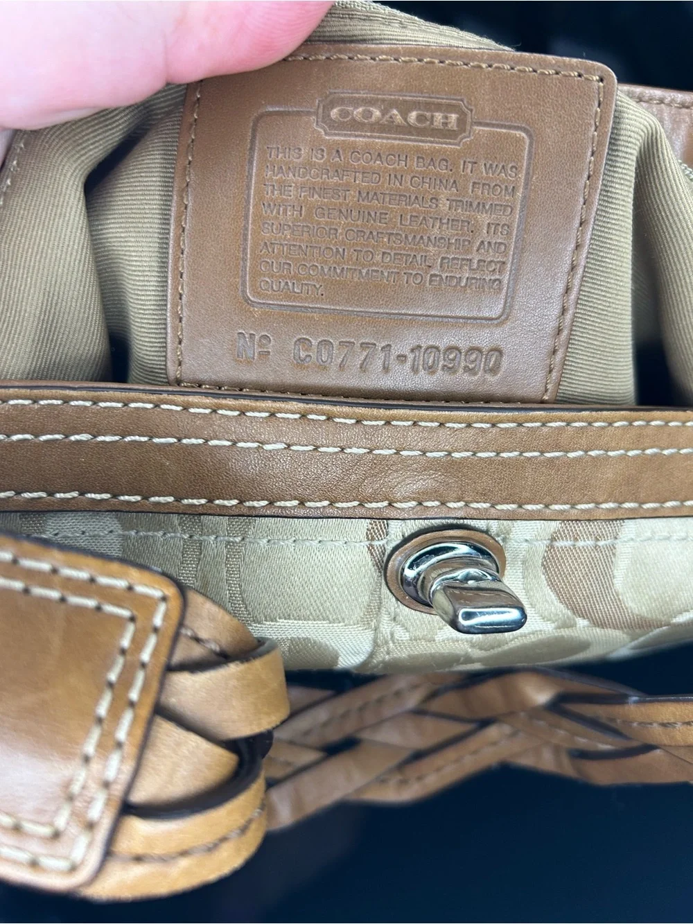 Coach vintage signature